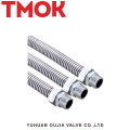 Nuevo tubo / tubería de aire acondicionado central de acero inoxidable con tuercas de latón / junta / conector